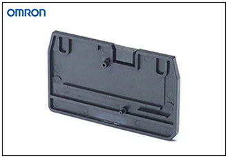 Omron End plate for terminal blocks 1 mm2 push-in plus models